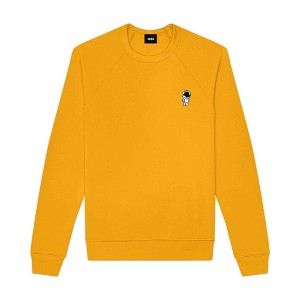 Dalix Astronaut Embroidered Crewneck Fleece Sweatshirt Pullover Mens - 1 of 4