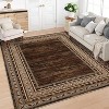 Coucheta Washable Runner Rug, Non-Slip Low-Pile Kitchen Bathroom Rug, Border Carpet for Hallway Bedroom Laundry, Multi-Color & Size - 2 of 4