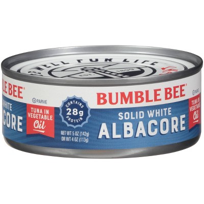 Bumble Bee Solid White Albacore Tuna in Vegetable Oil - 5oz