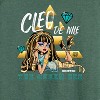 Women's - Monster High - Cleo De Nile Lightweight French Terry Wide Neck Long Sleeve Shirt - 2 of 4