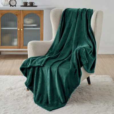 Bedsure | Flannel Blanket Solid 300GSM Soft Fuzzy Plush  Bed Blanket