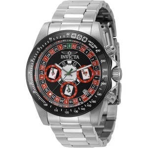 Invicta 44643 Men's Speedway Black, Red and Silver Tone Dial Watch - 1 of 2