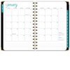 Global Printed Products Hardcover CY 2025 Fashion Planner - 5.5"x8" (Black Gold Numbers (FOIL)) - 2 of 4