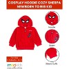 Marvel Avengers Spider-Man Cozy Faux Sherling Cosplay Hoodie Toddler - 2 of 4