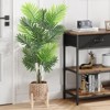 Artificial Palm Tree with Planter, Faux Palm Plant for Indoor Home Office Living Room Decor, Fake Palm Tree Decoration, 48in - 3 of 4