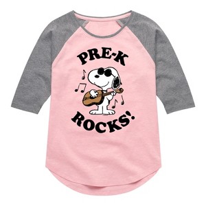 Girls' - Peanuts - Pre-K Rocks - 1 of 4