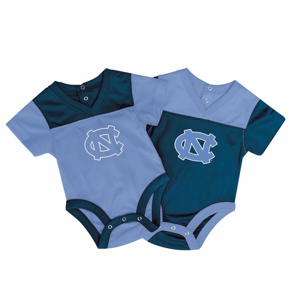 NCAA North Carolina Tar Heels Newborn 2pk Jersey Bodysuit