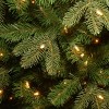National Tree Company 6.5' PreLit Feel Real Prescott Pencil Slim Hinged Artificial Christmas Tree with 805 Tips - 3 of 3