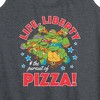 Women's - Teenage Mutant Ninja Turtles - Life Liberty Pursuit Of Pizza Graphic Racerback Tank - 2 of 4