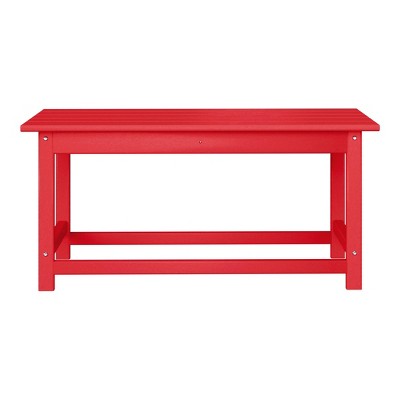WestinTrends Outdoor HDPE Adirondack Coffee Table
