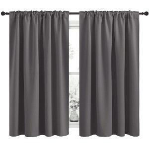 NICETOWN Backtab & Rod Pocket Blackout Thermal Curtain Panels, Set of 2 - 1 of 4