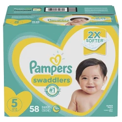 Pampers Swaddlers Diapers Super Pack (Select Size)