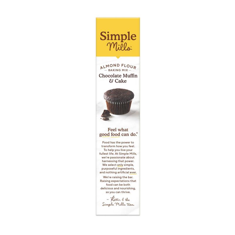 Simple Mills Gluten Free Chocolate Muffin &#38; Cake Almond Flour Baking Mix - 11.2oz, 5 of 8