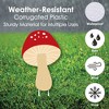 Big Dot of Happiness Wild Mushrooms - Yard Sign and Outdoor Lawn Decorations - Red Toadstool Decor and Party Yard Signs - Set of 8 - 3 of 4