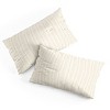 Deny Designs 3pc King Little Arrow Design Co Branch Stripes Cream Duvet and Sham Set - 4 of 4