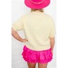 Women's Queen of Howdy Puff Sleeve Sweater - BiBi - 4 of 4