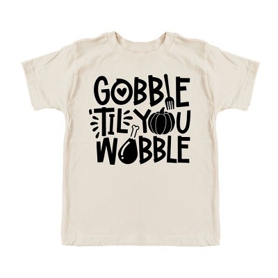 The Juniper Shop Kids Gobble Til You Wobble Toddler Short Sleeve Tee