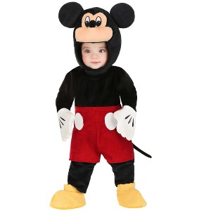 HalloweenCostumes.com Snuggly Mickey Mouse Infant Costume - 1 of 4