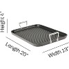 All-Clad HA1 Hard Anodized Nonstick Grill/Griddle Pan 13x20 Inch - 2 of 4