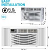 12000Btus Window Air Conditioner ,3-In-1 Window AC Unit Cooler With Smart App Control & Dehumidification & Fan, Cooling Rooms Up to 550 Sq. Ft - 2 of 4