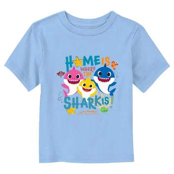 Toddler's Baby Shark Home Is Where the Shark Is Family T-Shirt