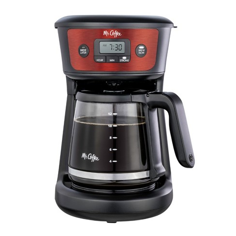 Mr. Coffee 12-Cup Programmable Coffee Maker with Rapid Brew System -  Stainless Steel