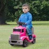 6V Ride on Truck, Kids Electric Car with Under Seat Storage, Music, 2 Headlights and 5 LED Lights - 2 of 4