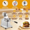 6 Inch Commercial Burger Patty Maker, Hamburger Beef Patty Maker with 500 Pcs Patty Papers - 4 of 4