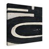 Creative Products Abstract Black And Tan Swoops 36 x 36 Canvas Wall Art - 2 of 4