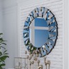 31.5in Artloge Round Silver Wall Mirror Luxury Decorative Wall Mirrors - 4 of 4