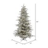 Vickerman Flocked Sierra Fir Artificial Christmas Tree PreLit - 3 of 4