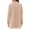 Women's Breezy Oversized Button Down - Blu Pepper - 3 of 3