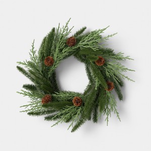 Mix Mini Christmas Wreath Green - Room Essentials™ - 1 of 3