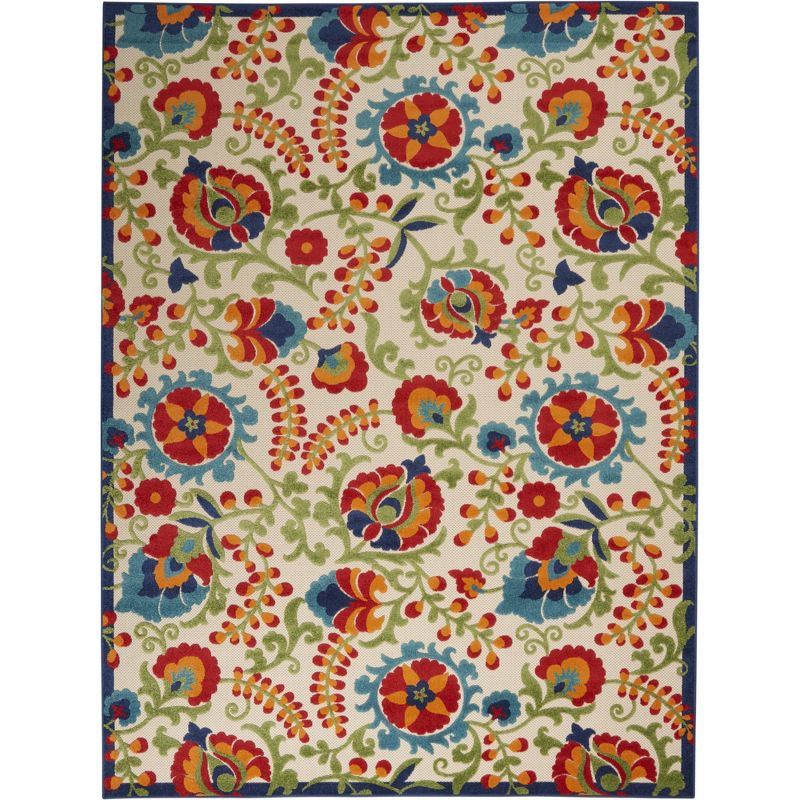 Nourison Aloha Floral Textured Outdoor Area Rug, 1 of 18