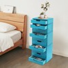 YIYIBYUS Desktop Storage Organizers, Desktop Wood Stackable Drawer Cabinet - 3 of 4