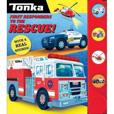 Tonka: First Responders to the Rescue! - (4-Button Sound Books) by  Grace Baranowski (Board Book)