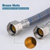 WOWOW 3/8 in. Female Compression x M10 Male Connector x in. Braided Nylon Faucet Connector - 3 of 4