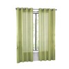 GoodGram Ultra Luxurious Elegant Sheer Grommet Single Curtain Panel - 3 of 3