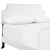 Modway Laura Queen Vinyl Platform Bed with Round Splayed Legs – Modern Faux Leather Upholstered Bed, No Box Spring Needed - 4 of 4