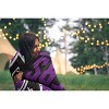 NCAA Mount Union Purple Raiders Ultra Soft Tailgate Throw Blanket - 2 of 2