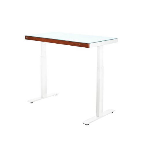 Airlift glass deals electric standing desk