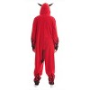 Just Love Womens One Piece Devil Adult Bodysuit Hooded Halloween Pajamas - 3 of 4