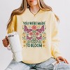 Simply Sage Market You Were Made To Bloom Lightweight Garment Dyed Sweatshirt - 2 of 4