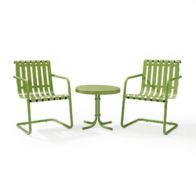 Gracie 3pc Outdoor Seating Set - Pastel Green - Crosley