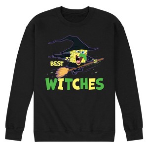 Men's - SpongeBob SquarePants - Best Witches Graphic Fleece Sweatshirt - 1 of 4