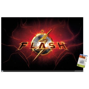 Trends International DC Comics Movie The Flash - Logo Unframed Wall Poster Prints - 1 of 4
