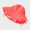 Baby Boys' Reversible Crab Swim Hat - Cat & Jack™ Orange - 3 of 4