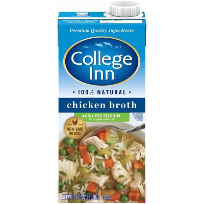 College Inn Gluten Free Low Sodium Chicken Broth - 32 fl oz