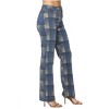 Women's Vintage Plaid Straight Leg Jeans - Judy Blue - 2 of 4