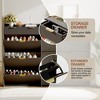 Brafab Shoe Storage Cabinet with 3 Flip Drawers&2 Small Drawer, Slim Entryway Shoe Organizer with Fluted Panel Doors for Sneakers - 4 of 4